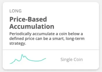 Trading Bot Price Based Accumulation